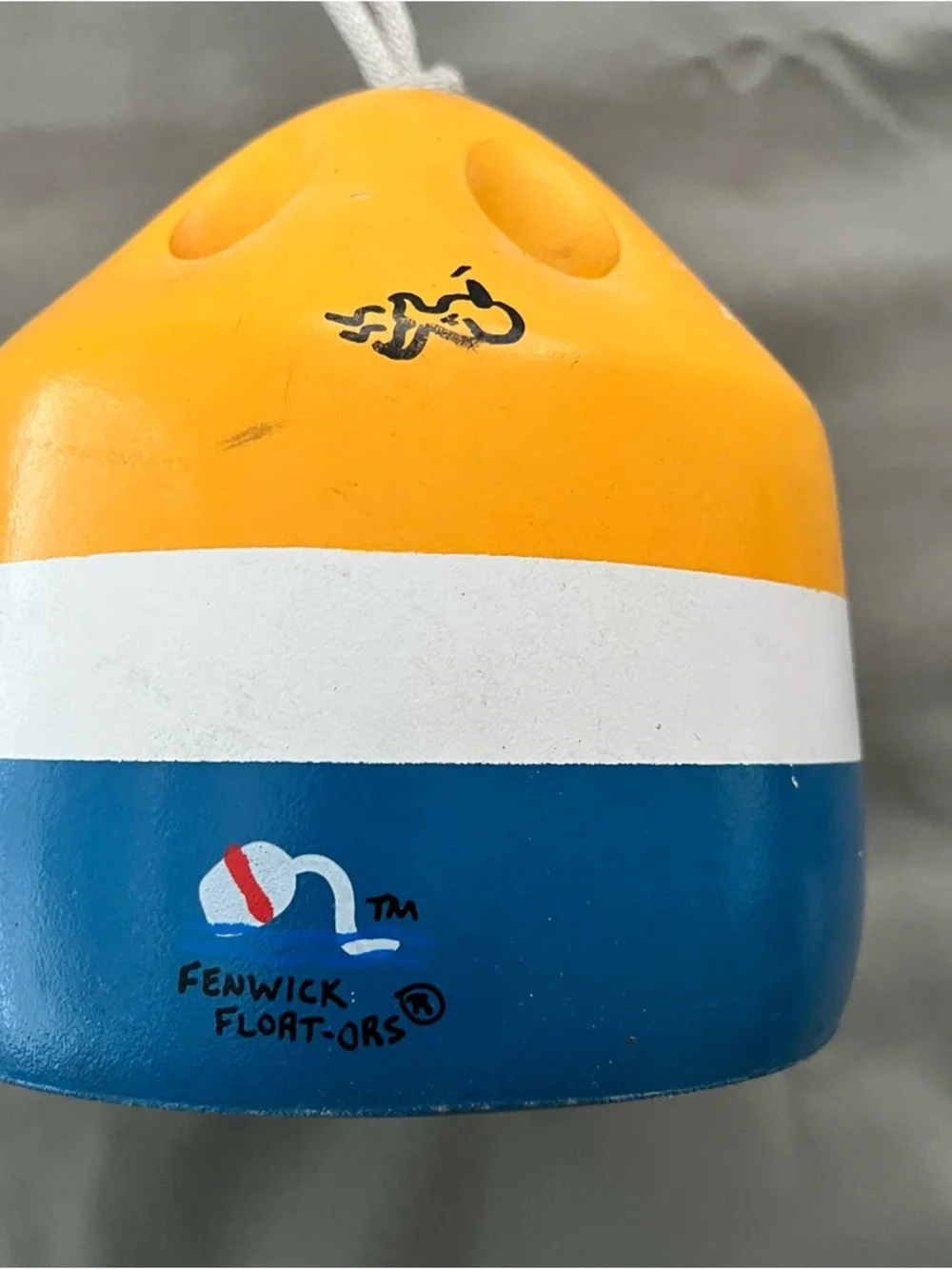 Decorative Hand-Painted Buoy with Red Crab Design 2004 - Delaware